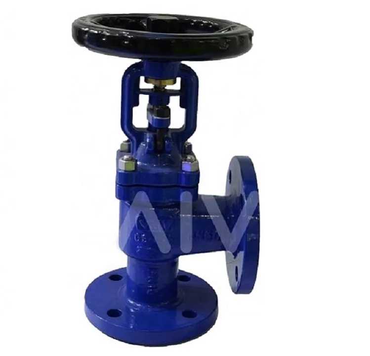 High Quality Wenzhou Manufacturer  AIV GS-C25 1.4301 1.4408  DIN Angle Type Bellow Double Seal Design Globe Valve