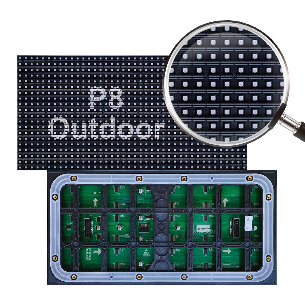 320x160 мм P8 наружный SMD светодиодный модуль Pantalla для наружной водонепроницаемой коммерческой рекламы светодиодная панель дисплея
