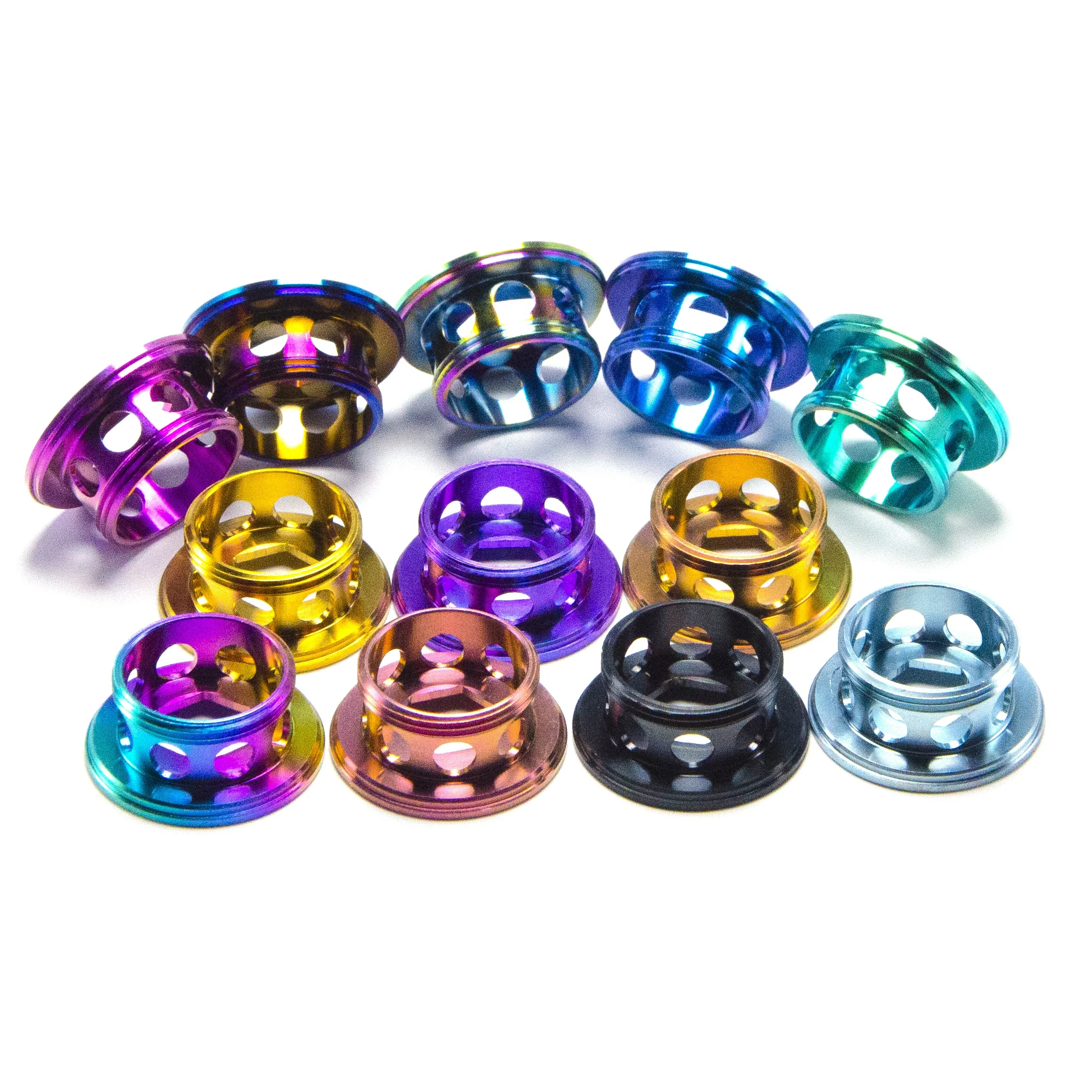 TITST  M15 M18 M20 Crank Cover nut Titanium Alloy Screw Crankset Cover BMX Road Bike Arm Bolt Mountain Bike Parts Accessories