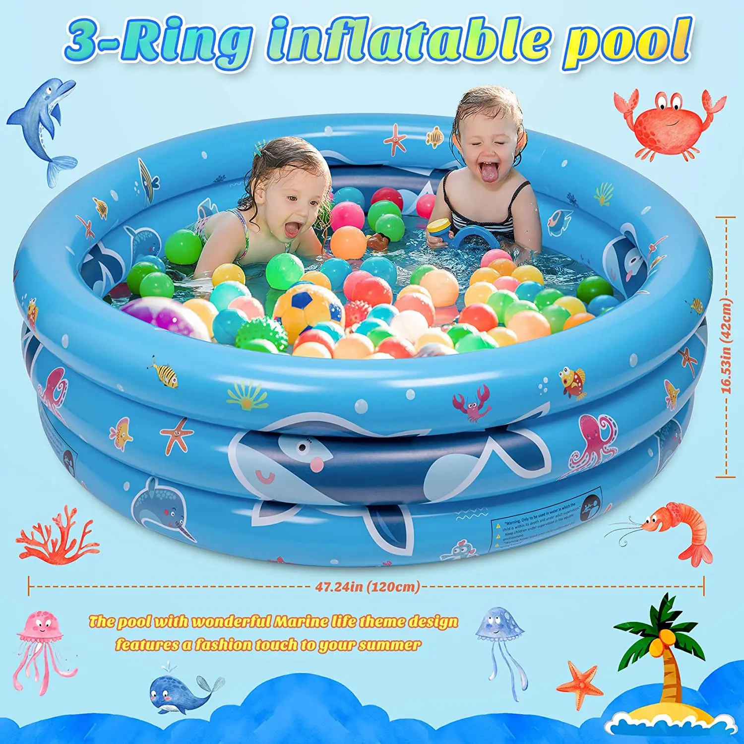 Home Family Kids Swimming Pool Full Sized Inflatable Lounge Pool Children Garden Backyard Inflatable Swimming Pool