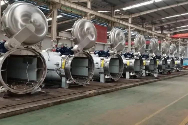 double-layer water immersion retort machine / PP bottles and HDPE bottles autoclave  equipment