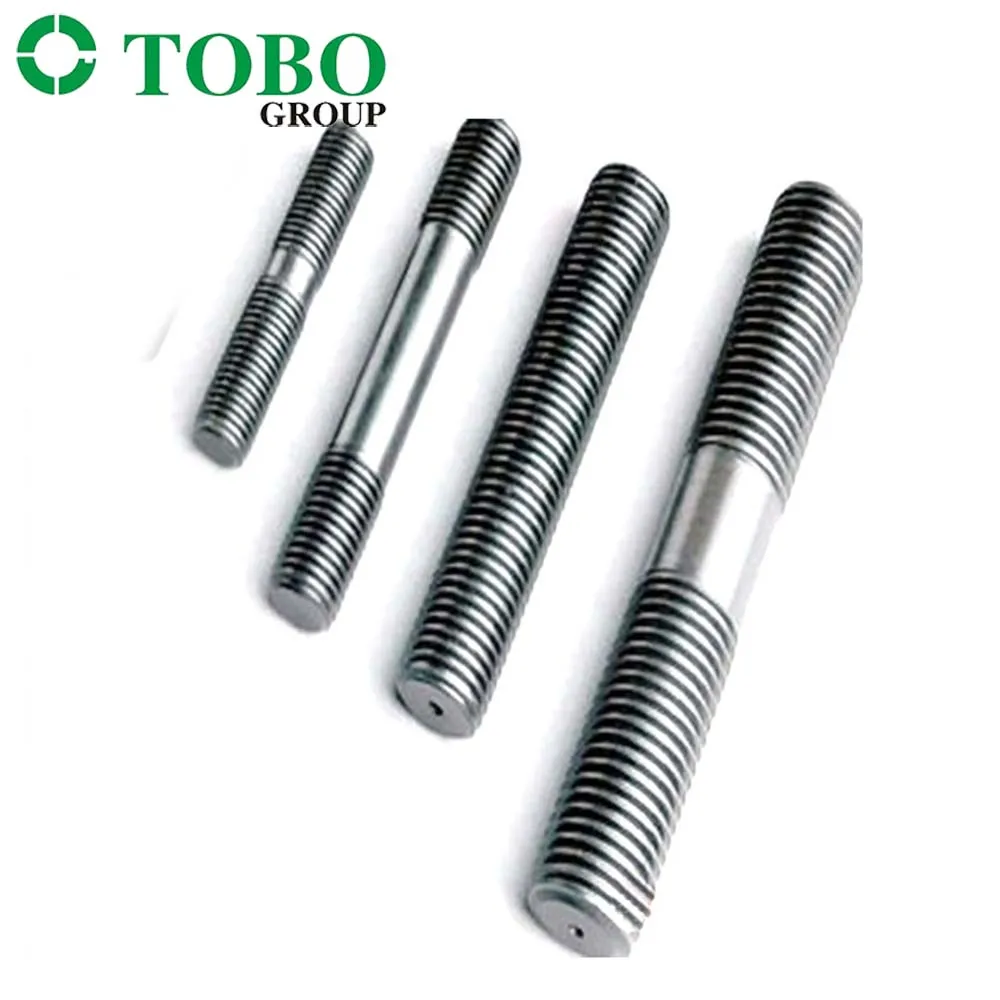 TOBO Double-ended wire teeth DIN835 high quality carbon steel stud nuts