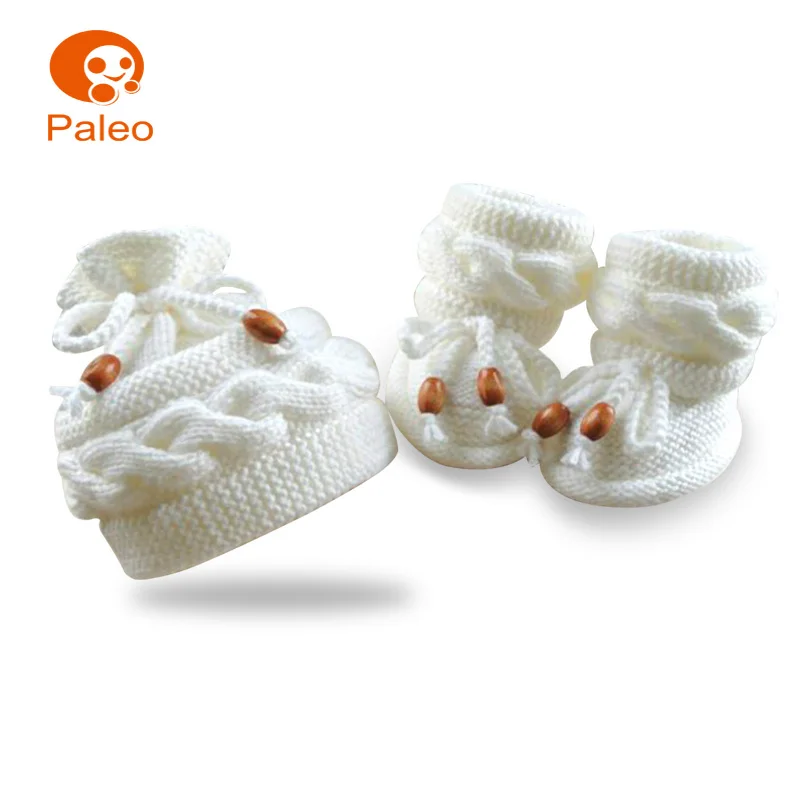 Baby Shoes with Hat New Arrival Knitting Cute Fashion Running Casual Warm Walking