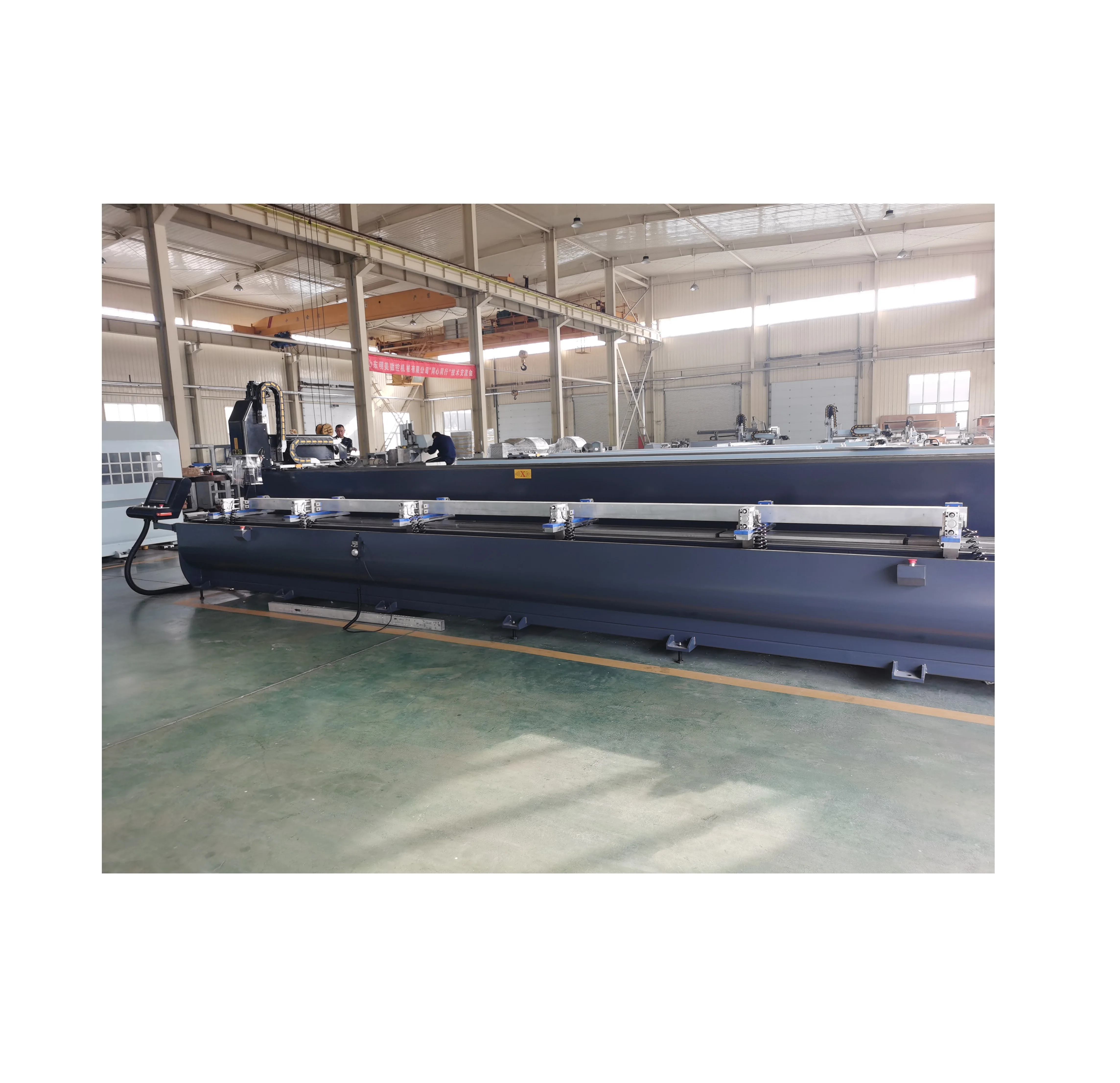 6 метров промышленный алюминиевый профиль широкий алюминиевый ЧПУ сверлильный и фрезерный станок с ЧПУ маршрутизатор для оконной двери занавес стены