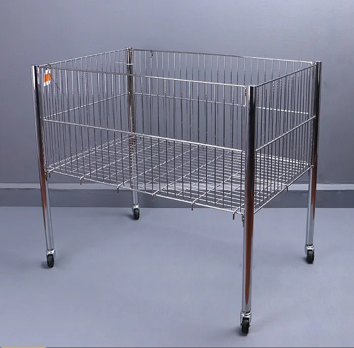 Movable Rotating commodity shopping mall supermarket Shelves toy Store trolley metal display stand racks Storage cart