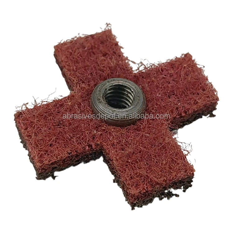 Moxi Centerless Grinding X 3000 Cerium Polishing Non-woven Stem-mounted Interleaf Flap Wheel