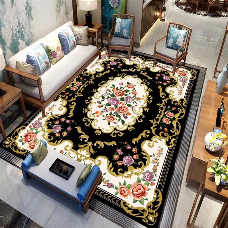Нескользящий мягкий бархатный роскошный напольный ковер и коврики для дома и гостиной с напечатанным логотипом на заказ 200x300