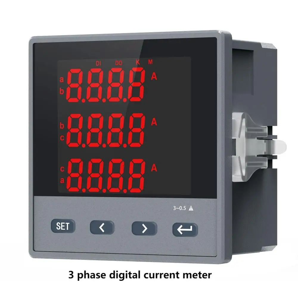 GEYA GY500-3E4 3 Phase Multi-function Digital Programmable Smart Electric DC Energy Power Meter With RS485 AC 220V OEM ODM