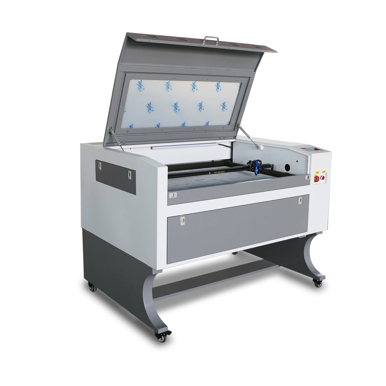 Discount 6040 CO2 laser machine 50W Desktop Cutting Engraving Machines for nonmetal materials