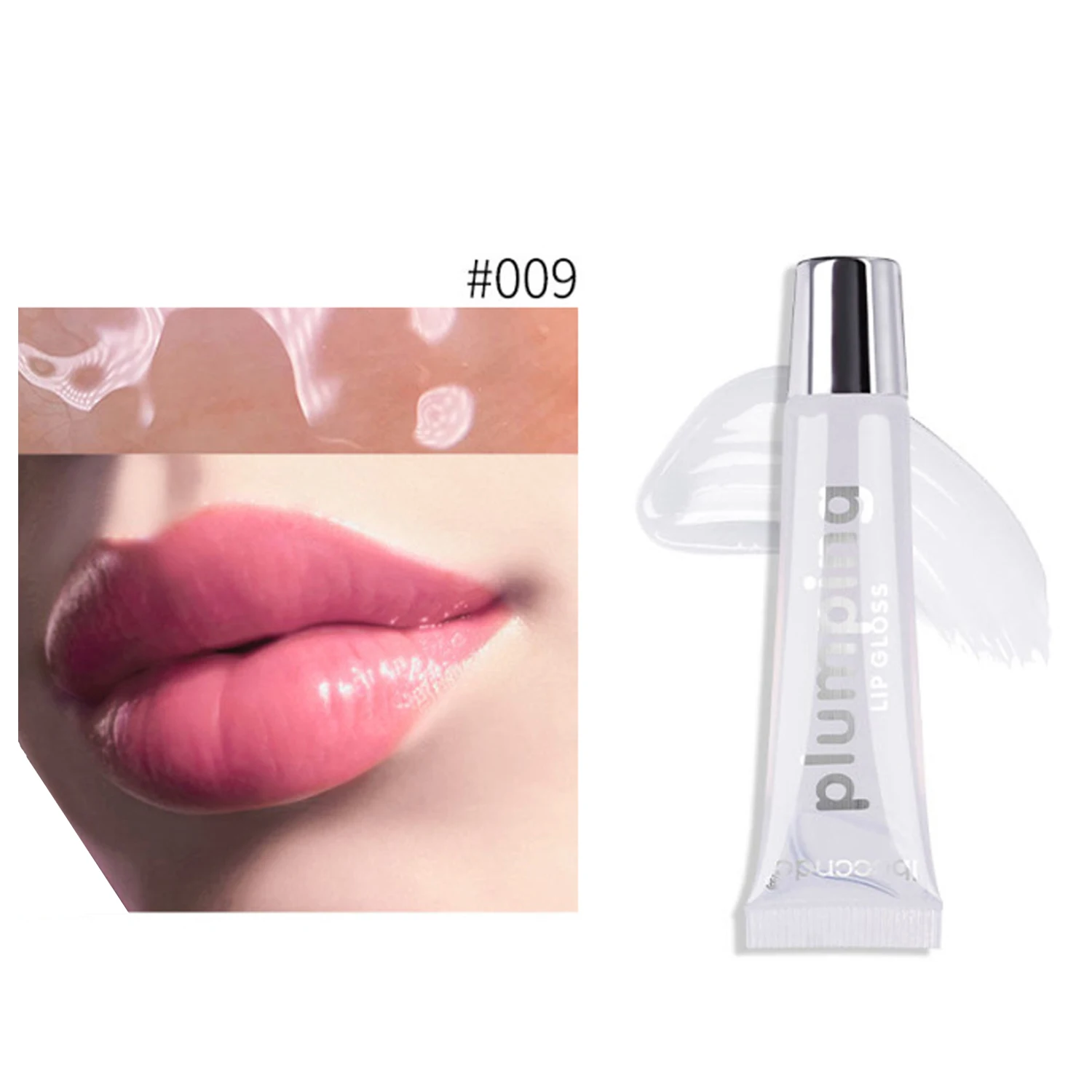 Прозрачный блеск для губ L09, органический нюдовый глянцевый поставщик для веганов, торговая марка, оптовая продажа, блеск для губ, блеск для губ, жидкий блеск для губ