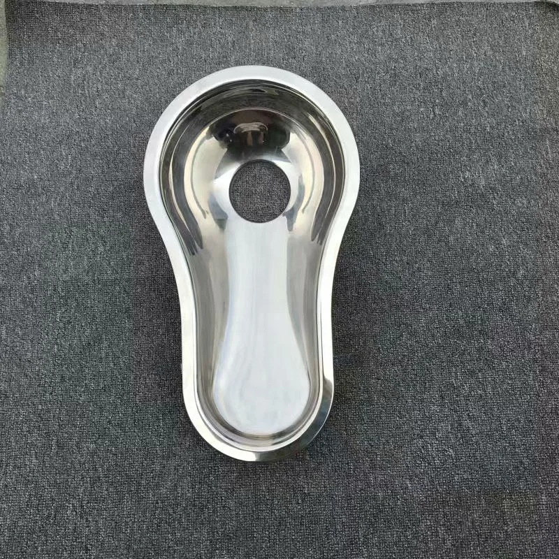
YUSUN Simple Design 304 Stainless Steel Squat Pan Squat Toilet for Ships and Trains 