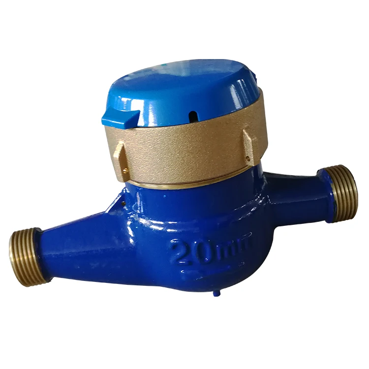 Rotary Piston Volumetric Brass Body Water Meter