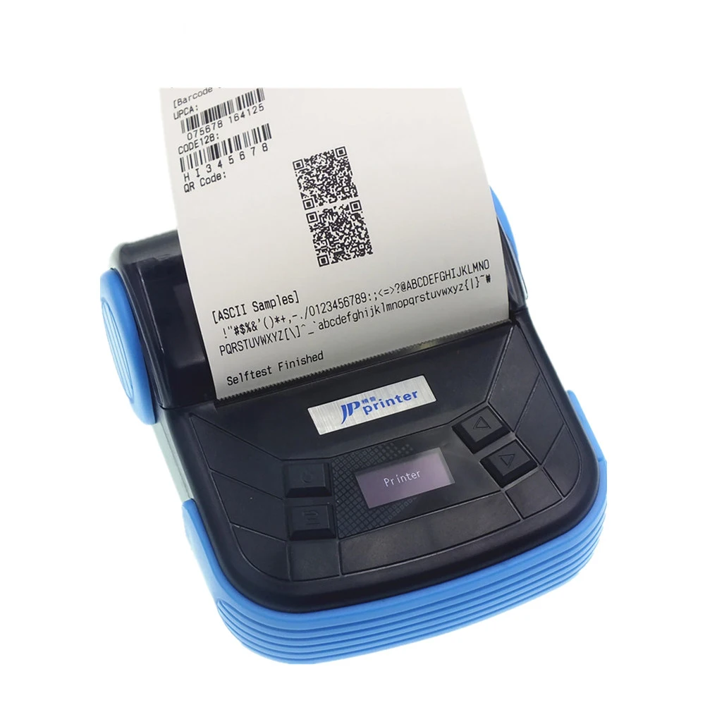 MTP-3A LED display 12V1A Power 80mm Receipt BT Printer with free thermal paper wireless portable label printer