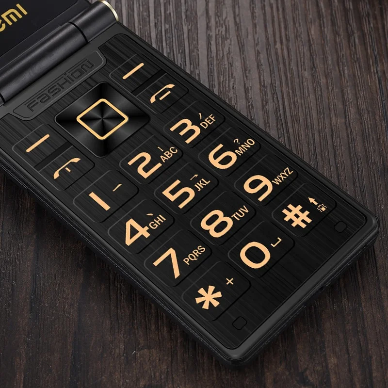 GSM wholesale  China cheap foldable feature unlocked keypad flip cell mobile phone