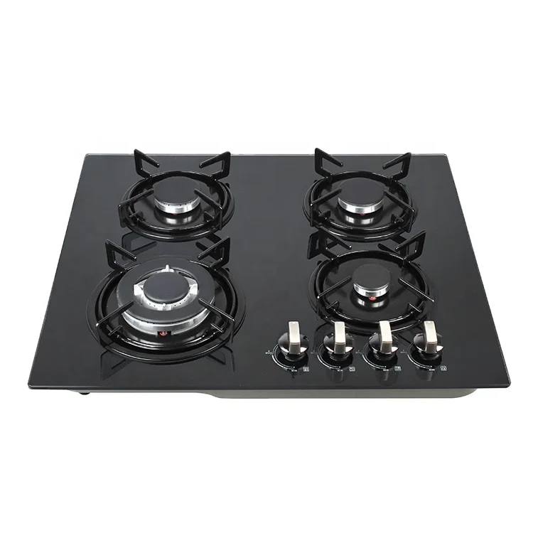 cast iron gas stove gas cooker 4 burner brass burner  gas hob
