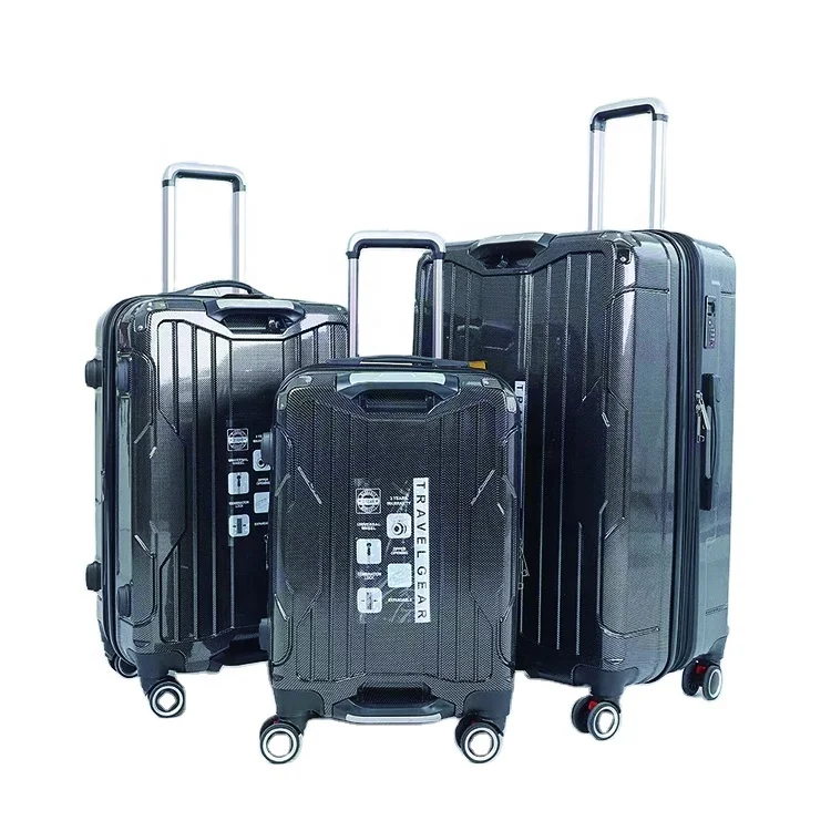 High Capacity travelling hand bags carry on travel bags cabin luggage suitcase set trolly bags sets custom hard spinner luggage