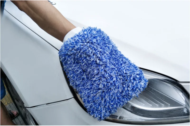 Wholesale Waterproof Car Wash Microfiber Window Cleaning Car Towel Mitt