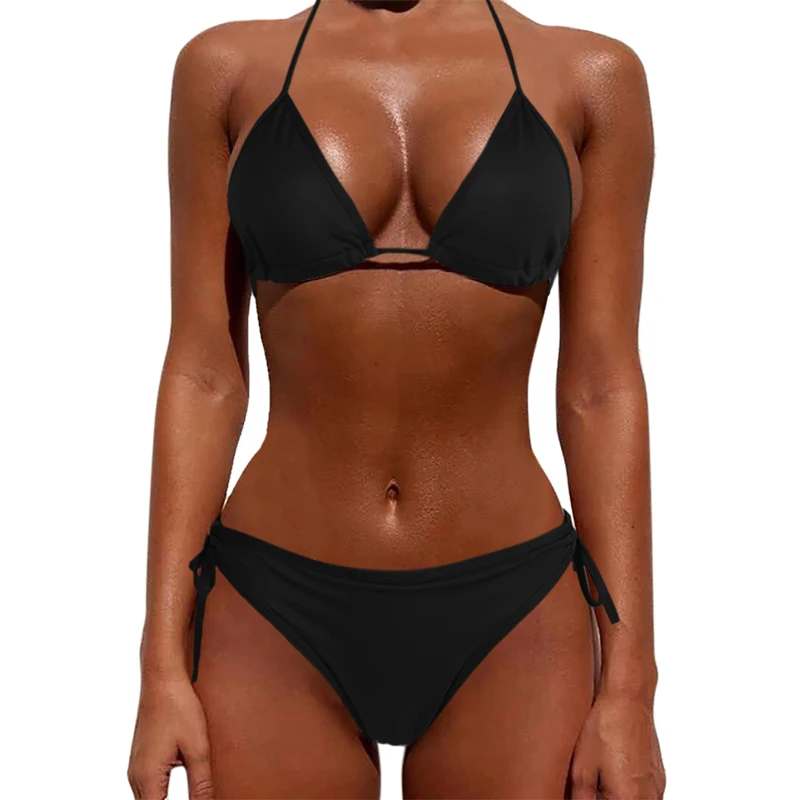 
Custom Private Label Mature Mini String Thong Extreme Micro Women Swimwear Sexy Bikini 