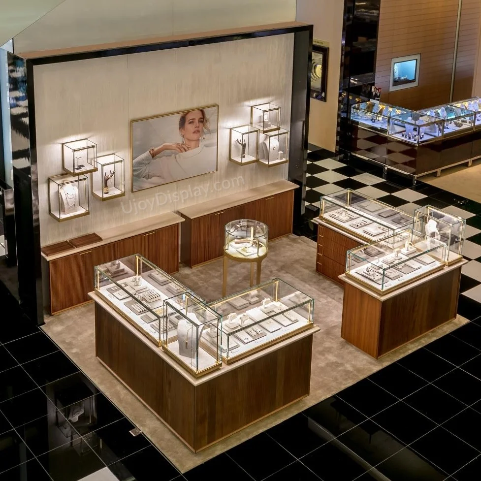 Customized jewelry showcases manufacturer