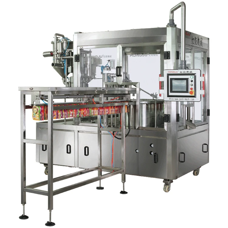 Doypack Packing Spout Pouch Filling Machine Liquid Detergent Filling Machine Automatic Plastic Tube Filling And Sealing Machine