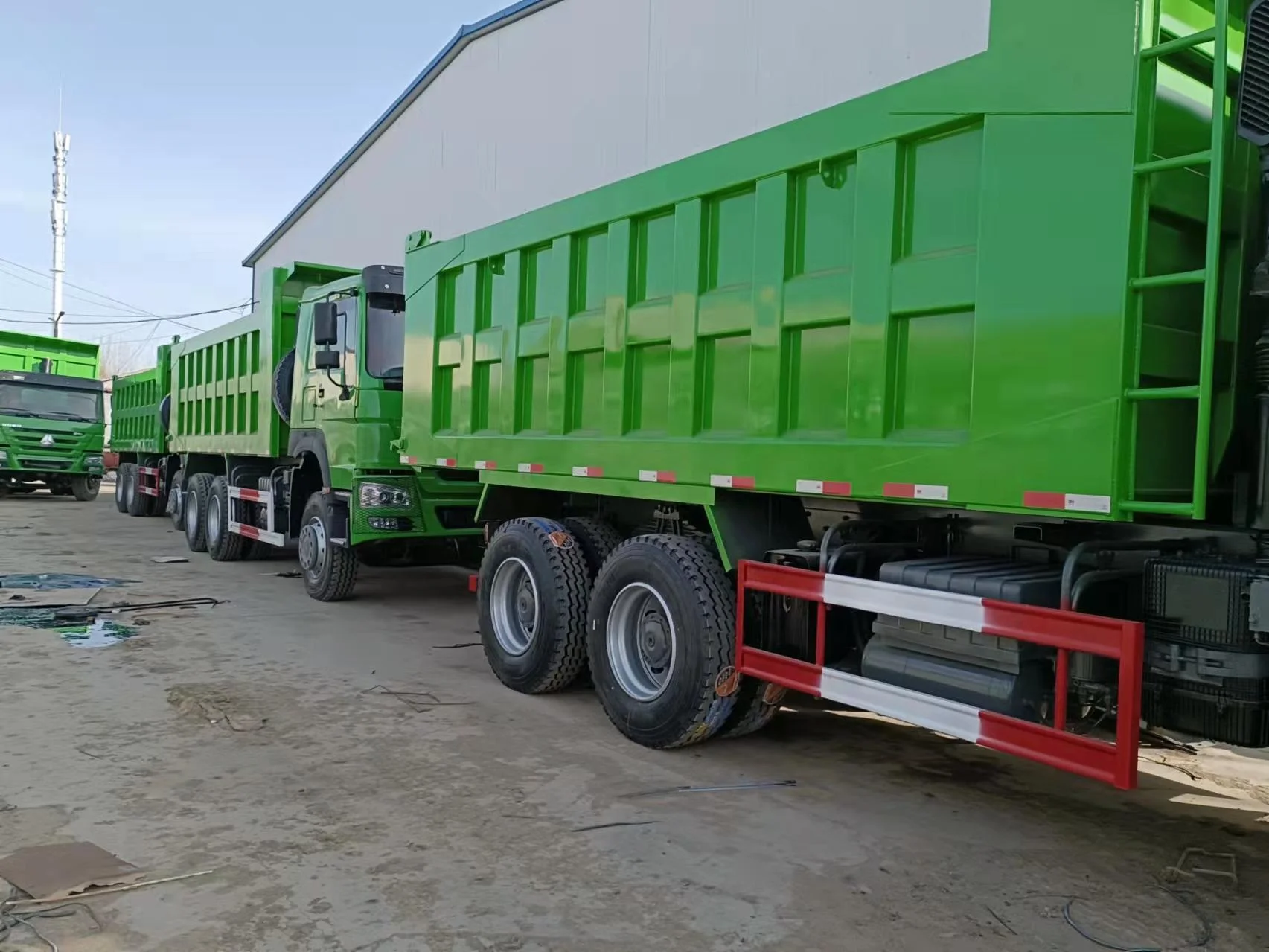 25 Tons 6x4 10-wheel rollover mining  sales used hino dump truck