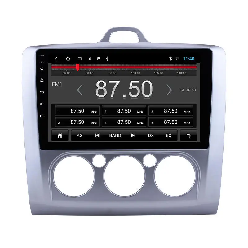 Android 9 GPS Navigation 9 inch Car Audio FM radio for Ford Focus MT 2004-2011 1+16GB