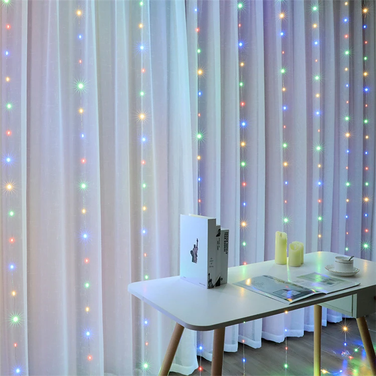 
DC5V Intelligent Party String Lamp Christmas LED Waterfall Light Curtain 