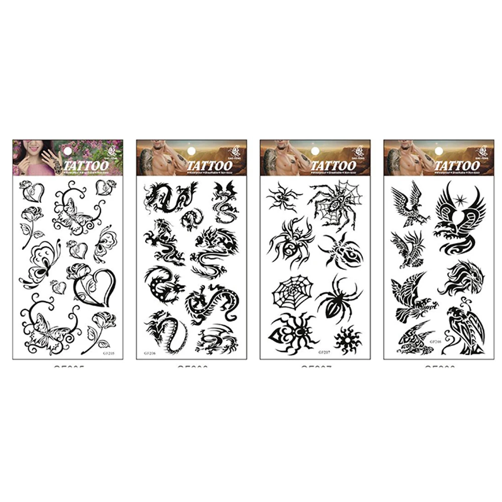 Wholesale tattoo stickers arm skin decoration butterfly flowers waterproof tattoo stickers