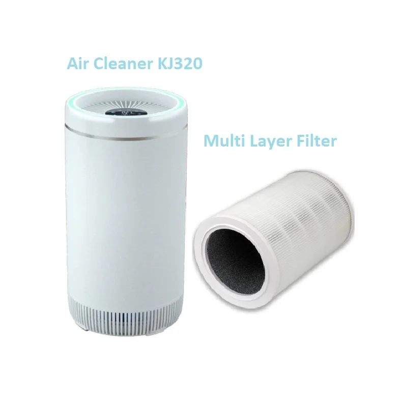 Electric air purifier hepa filter restaurant salon air cleaner ionic filter air purifier with child-lock
