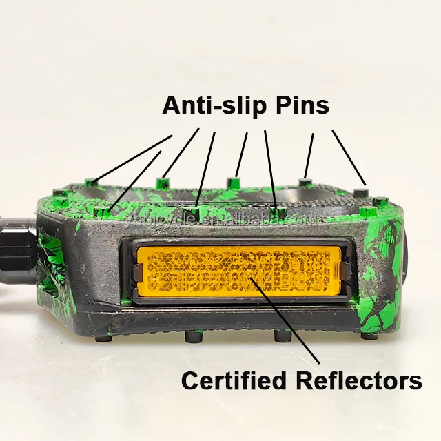 nylon big platform new fashion design fresh color bike pedals