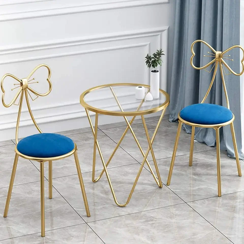 Decorative and Decanter Dining Velvet Living Room Chairs Used for Home Decor Gold Color Modern Design Metal Furniture Chair