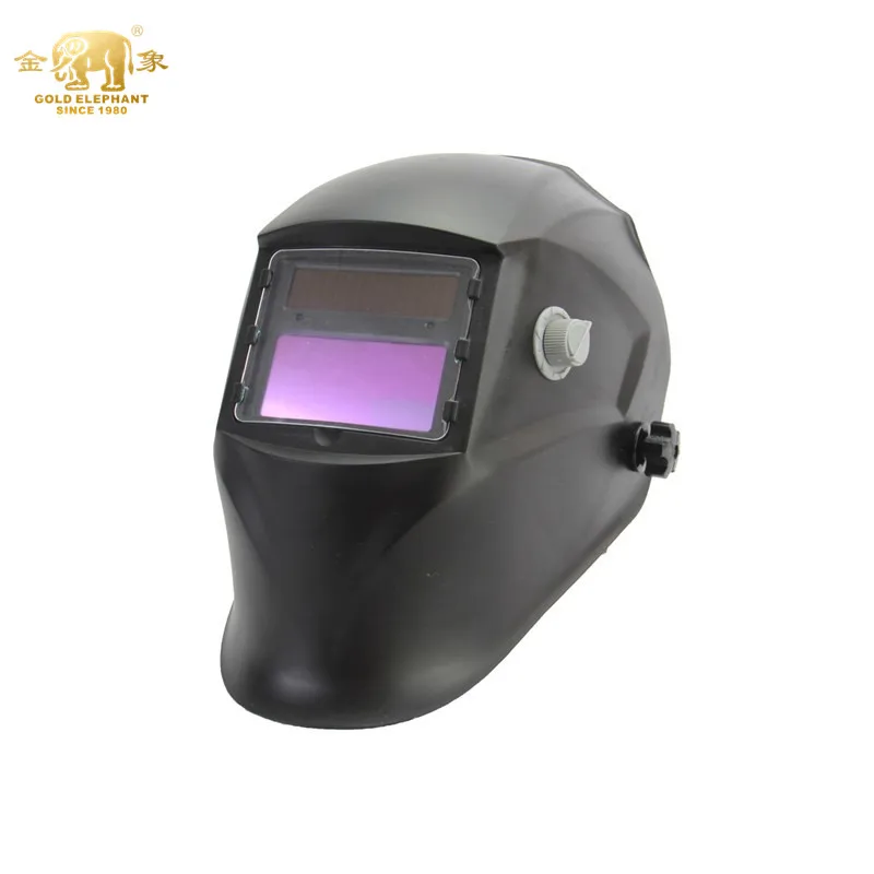 Шлем Golden Elephant Advanced для сварки защита глаз шлемы на солнечной энергии черного