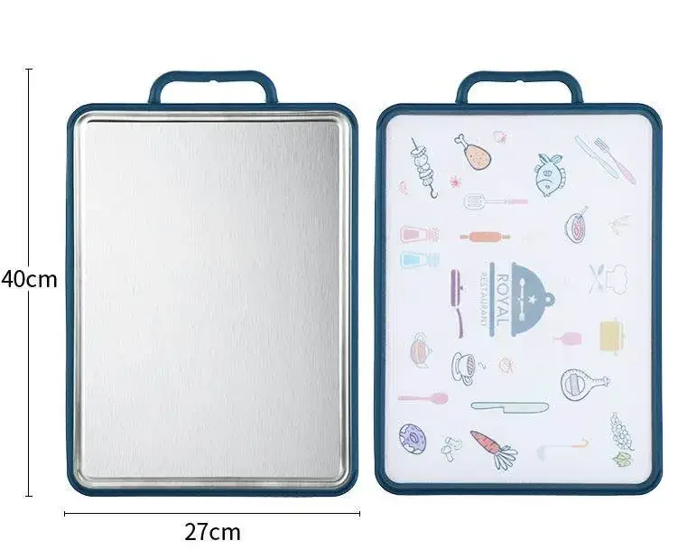 Plastic Food Grade Level Cutting Board Double base use Chopping Board Vegetable Meat Cutting