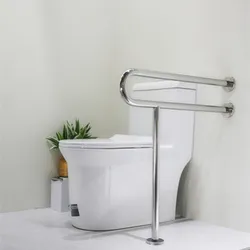 Foshan toilet handrail in 304 stainless steel for the disabled and elderly