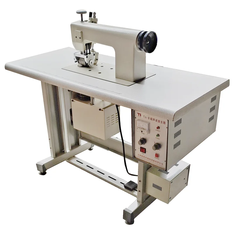 Factory 20K 2000W Ultrasonic Lace PVC Embossing Sewing Machine Equipment Side Cutting Welding Plastic Ultrasonic Lace Sewing
