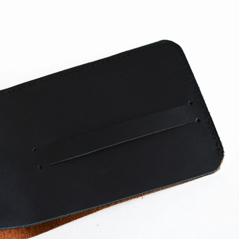 2022 Hot Sale Guangzhou Fashion Minimalist Genuine Cow Leather Card Wallet for Human