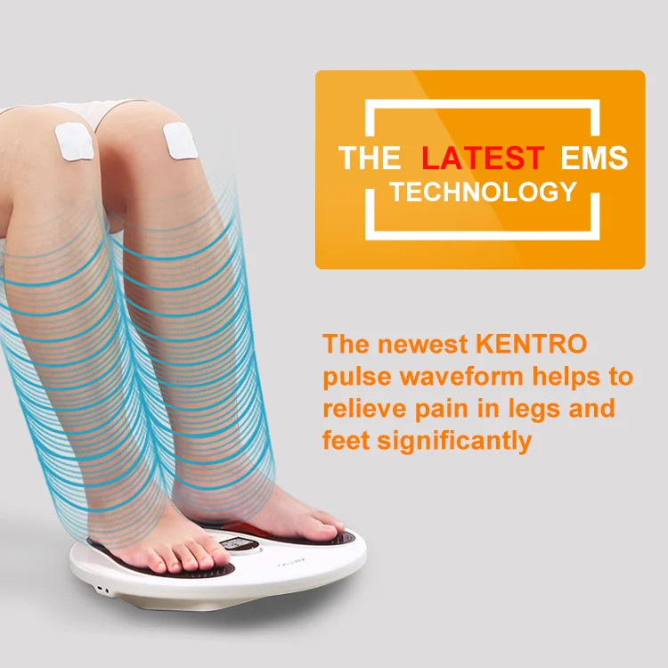 Electric Pulse Promoting Blood Circulation Legs Pain Relief Therapy Machine Portable Ems Foot Massage