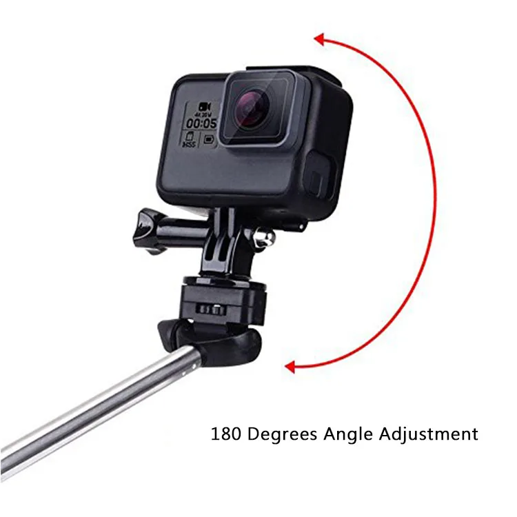 Портативная селфи-Палка с регулируемым держателем, совместимая с GoPro Hero(2018) Hero 8 7