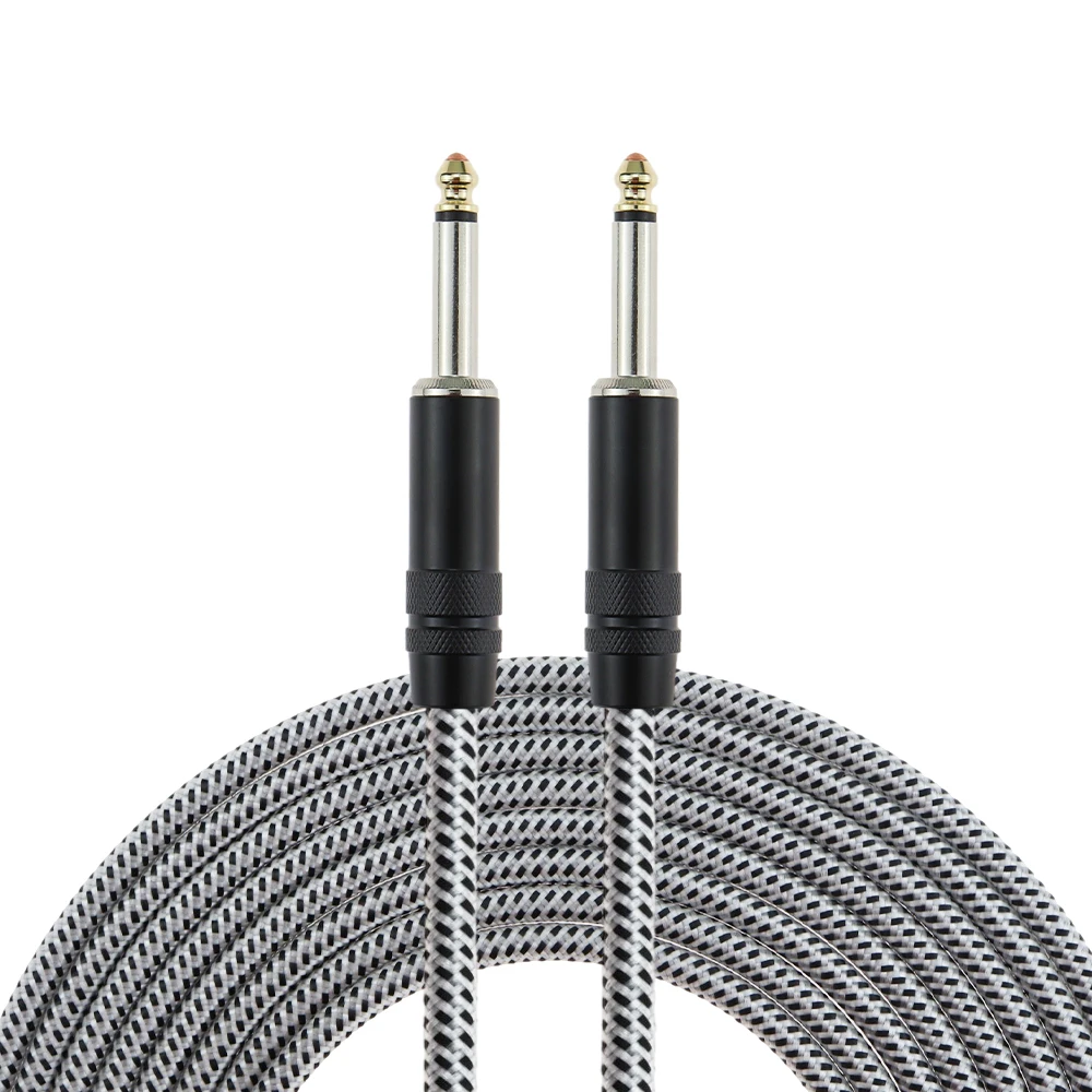 music instrument 10ft 15ft 20ft  3m 6m  drum bass electric guitar cable