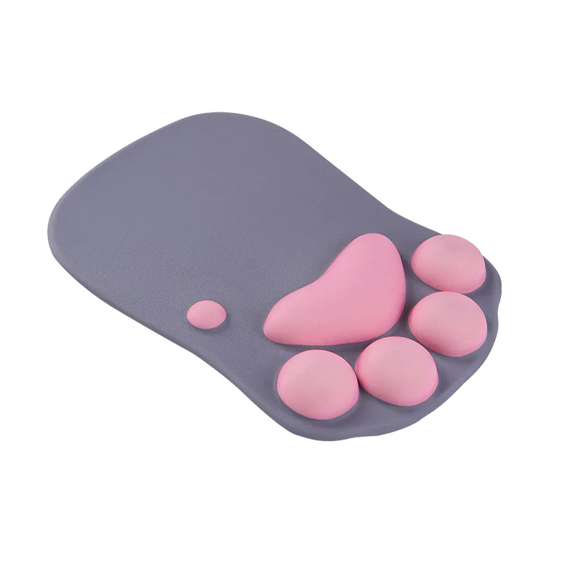 Custom cute cat paw mouse pad personality cute pet office home wrist pad