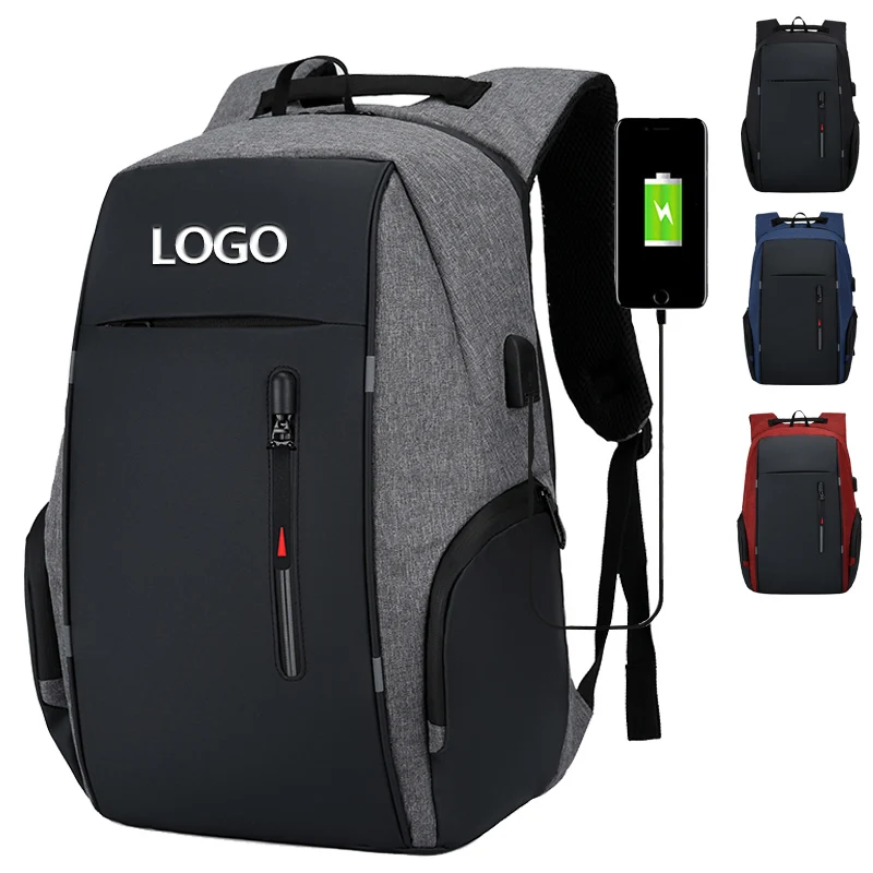 New arrival wholesale luxury custom logo nylon men business college waterproof travel retreat laptop back packs bags backpack