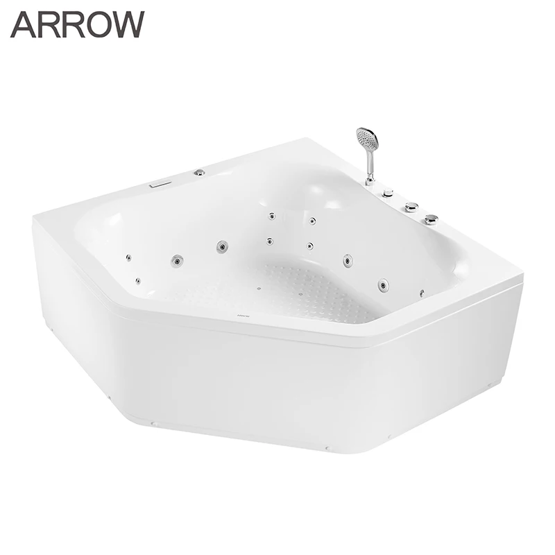 Ванна с современным дизайном AROW, ванна в форме бриллианта для спа-массажа, ванна с объемом л из акрила