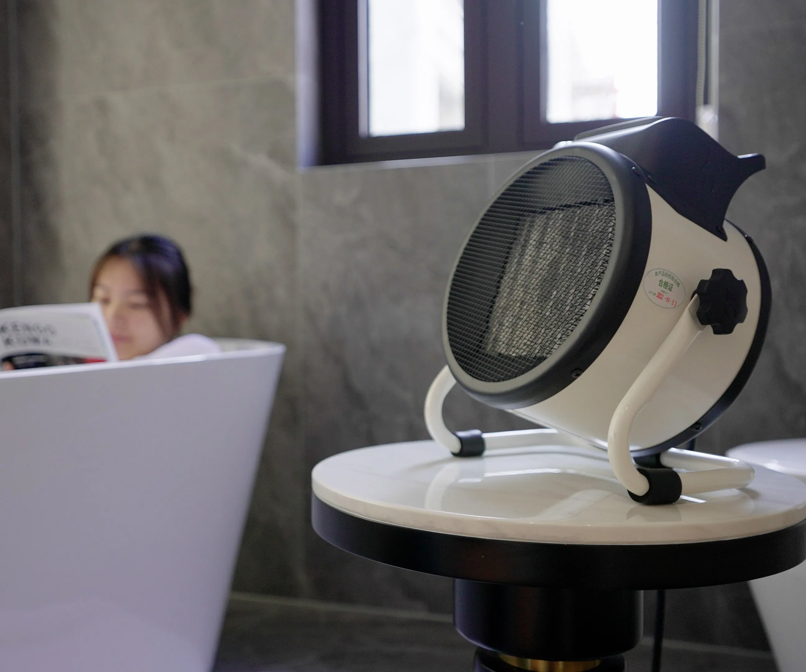 portable mini ptc ceramic electric fan white room heaters stove price for home