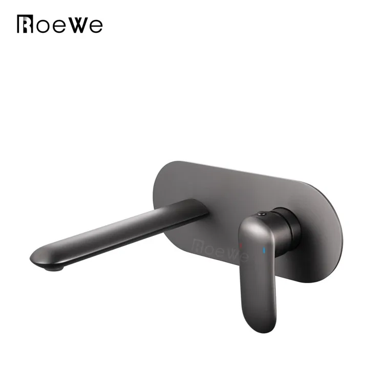 Bathroom Installation Concealed Build in Wall Mounted Single Lever 1 Handle Series Basin Faucet Wc Hand Wash Mixer Water Tap SEU