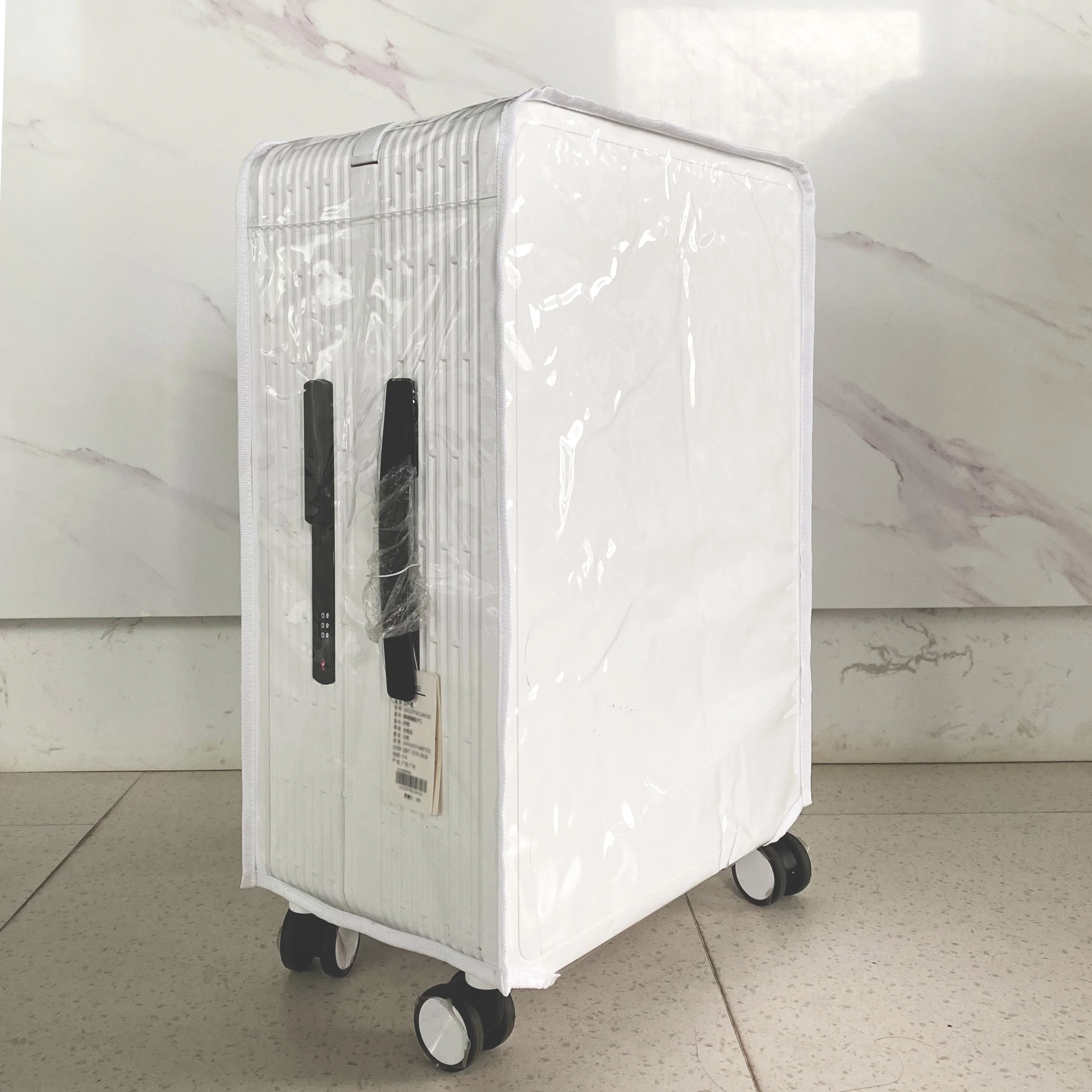 Travel Luggage Cover Suitcase Protector PVC Suitcase Luggage Cover wide trolley suitcase cover