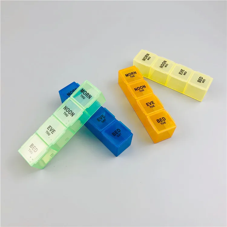 Monthly XL Large Weekly  Medication Big Compartments storage rge Organizer 28 Days Dispenser  Pill Case