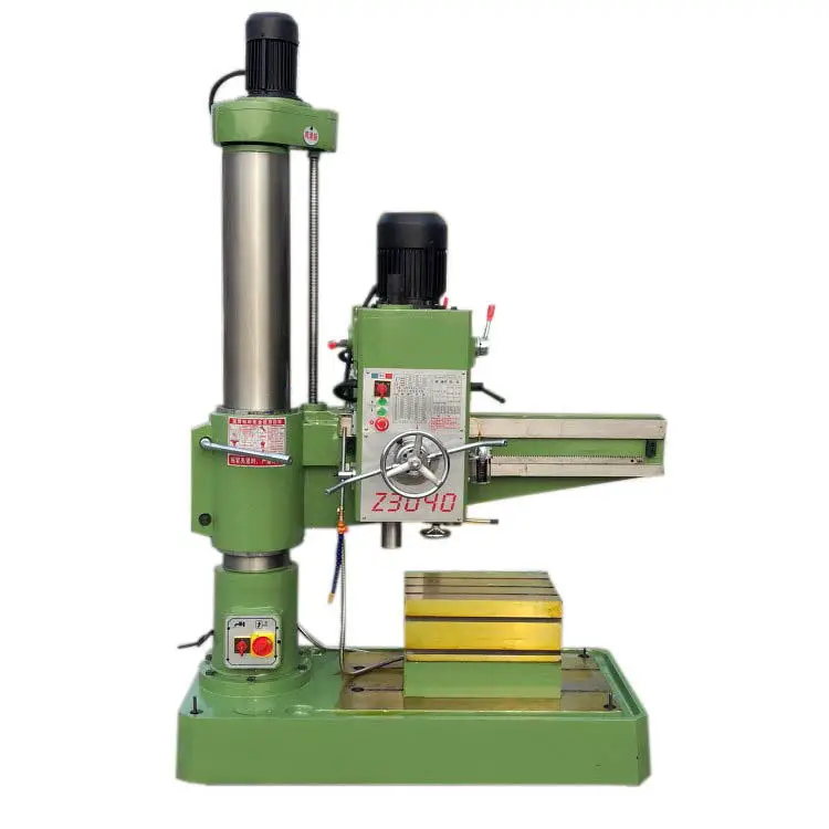 Small Radial Drill 3040 Radial Drill Bed Tengzhou Mechanical Double Column Drilling Machine Artificial Vertical Driller Rocker