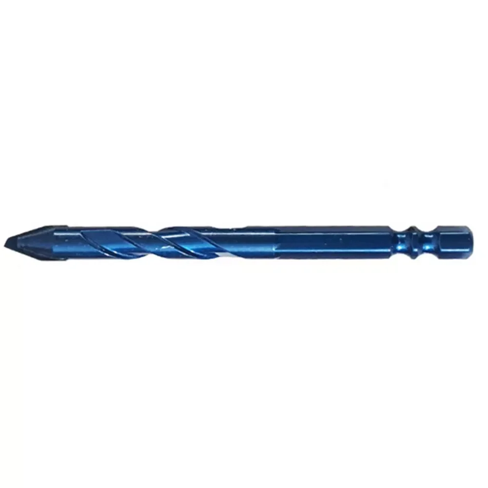 hex shank  eccentric bit dry ceramic tile glass stone multi-function lengthening upgrade thread triangle drill tungsten steel