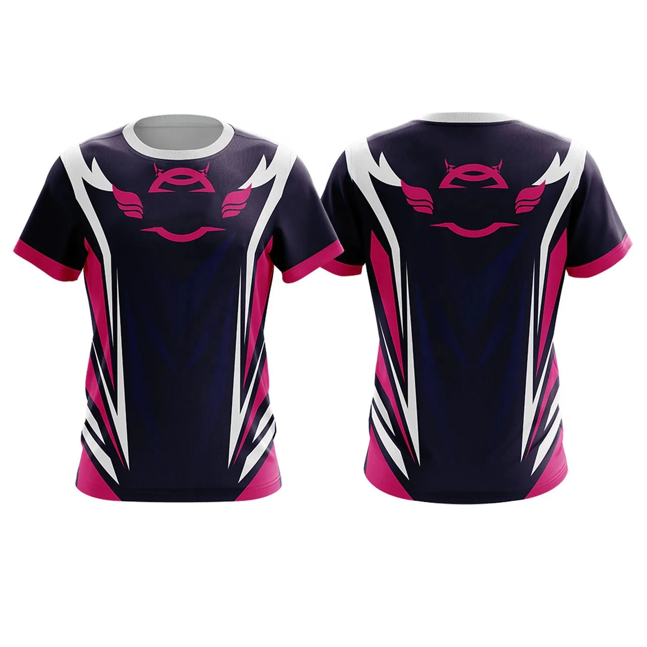 Customize Professional Color Black And White Esports Shirts And Jerseys For Esports Gaming