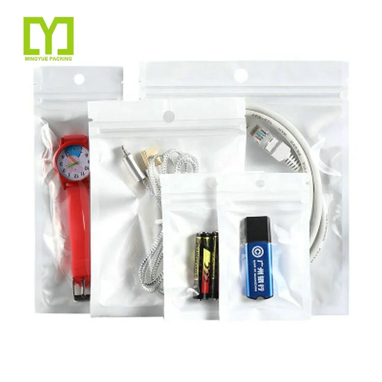 High Quality Laminated Mobile Phone Accessories Bag Ziplock Phone Case Packaging Hole Free Shipping Gifts Food Candies Made PET